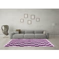 thumbnail image 3 of Ahgly Company Indoor Round Abstract Pink Contemporary Area Rugs, 4' Round, 3 of 4