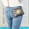 thumbnail image 3 of Bolso bandolera de hombro con cadena de pintura de diamantes en forma especial para bricolaje, bolso de mano de cuero FLhrweasw Nuevo, 3 of 8