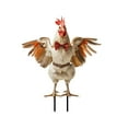 thumbnail image 4 of Taotanxi Halloween Decor, Garden Garden Decorative Iron Products Plug-in - 3Pcs Halloween Skeleton Chicken Garden Stake with Realistic Winged Design for Outdoor Lawn, Yard & Home Decor, 4 of 7