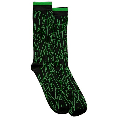 

The Joker HaHaHaHa Silhouettes Men s Crew Socks