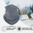 thumbnail image 4 of Winter Fleece Face Mask Scarf Balaclava Neck Warmer Gaiter Ski Windproof Bandana, 4 of 13