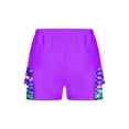 thumbnail image 4 of TTAO Girls Swimming Bottoms Elastic Waist Swim Trunks Rash Guard Beach Sports Swimwear Tankini Shorts Purple 12, 4 of 5