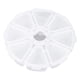 thumbnail image 3 of Caja de almacenamiento de aparejos de pesca de 8 rejillas caja de gancho de cebos de señuelo impermeable transparente, 3 of 8