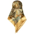 thumbnail image 6 of INSPIRE CHIC Women Satin Square Scarf 35" Large Paisley Symmetric Silky Hair Scarf Head Sleeping Wrap Bandanas, 6 of 6