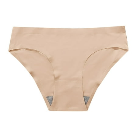 LARUYEKO Ladies Seamless Hipster Underwear No Show Panties Panties Soft Elastic Panties Women s Cotton Underwear High Waisted Ladies Full Coverage Panties High-Cut Stretch Cool Underwear
