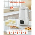thumbnail image 3 of KFFKFF 8-in-1 Nut Milk Maker, 34 oz Soy Milk Machine with 200W Blending Power, Ideal for Homemade Oat, Nut, Soy Drinks, Juice, Milkshakes, Rice Cereal, and Plant-Based Beverages, 3 of 9