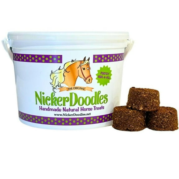 NickerDoodles Handmade Natural Horse Treats - 2 lb Pail