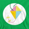 thumbnail image 2 of Care Bears: Unlock the Magic Do Your Best Bear Belly Adult Pull-Over Hoodie, Kelly Green, 2X-Large, 2 of 4