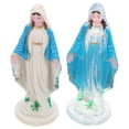 thumbnail image 4 of 2 estatuas de resina de la Virgen María para decoración de iglesias, miniaturas de la Virgen María, adornos de escritorio, figuras de resina, decoración religiosa., 4 of 8