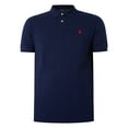 thumbnail image 5 of Polo Ralph Lauren Navy Short Sleeve Knit Polo Shirt, Brand Size XX-Large, 5 of 5