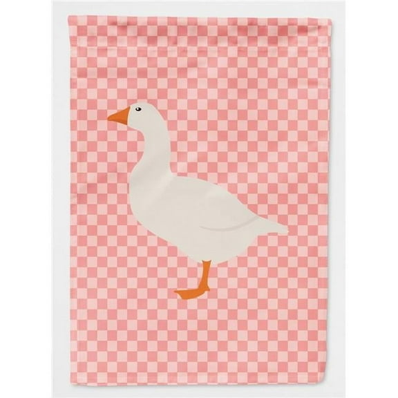 Carolines Treasures BB7900CHF Shire Horse Pink Check Canvas House Flag