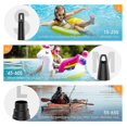 thumbnail image 5 of Electric Air Pump, Inflatable Mattress Inflator with 3 Air Nozzles, Fast Inflator for Inflatable Boat/Air Mattress-Good, 5 of 5
