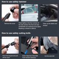 thumbnail image 5 of New Upgraded Safehammer Glass Breaker, Car Safety Hammer, Safe Hammer Glass Breaker, 5 of 5
