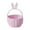Pink, variant on Easter Egg Basket,Cute Bunny Ear Baskets with Handle,Rattan Woven Picnic Flower Basket Storage Bins for Organizing Toys Snack Party Supplies Easter Decorations