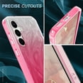 thumbnail image 5 of Dteck for Samsung Galaxy S24 Case, Slim Fit Anti-Yellow Shockproof Soft TPU Bumper + Hard Front Cover [No Screen Protector] Hybrid Protective Case for Samsung Galaxy S24,Rose, 5 of 10