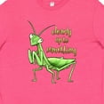 thumbnail image 4 of Inktastic Praying Mantis Clearly Up to Something Youth T-Shirt, 4 of 5