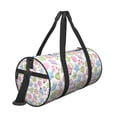 thumbnail image 3 of Fotbe Pastel Christmas Cookies Pattern Foldable Sports Gym Bag with Wet Dry Pocket, Ultralight Travel Bag, Large Capacity Duffel Bag, Splash Proof Carry on Bag, Overnight Bag, Weekender Bag, 3 of 8