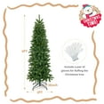 thumbnail image 4 of Costway 5FT Pre-Lit Hinged Artificial Christmas Tree with 390 Tips & 180 Multicolor Lights, 4 of 10