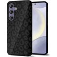 thumbnail image 1 of Wws-étui de Téléphone Imprimé Guépard pour Samsung Galaxy S24 Plus, Étui Léopard Mignon pour Femmes, Design Imprimé Animal Rétro Tendance de Luxe, Étui Rigide Motif Esthétique, Noir, 1 of 4