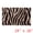 Brown, variant on Unique Bargains Zebra Print Absorbent Non Slip Machine Washable Bath Mat Brown 24" x 16"