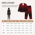 thumbnail image 6 of Bingfone Womens Pajama Sets Red Geometric Print,Long Sleeve Loungewear Pajamas Set-X-Large, 6 of 9