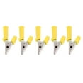 thumbnail image 6 of 10PCS Testing Clamps Brass Insulated Crocodile Clips with 4mm Socket 10mm Opening 20A J.60046, 6 of 7
