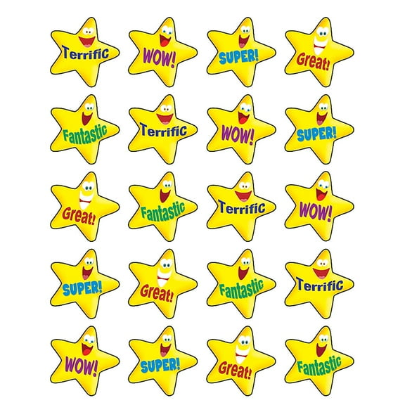 Encouraging Stars Stickers by Teacher Created Resources