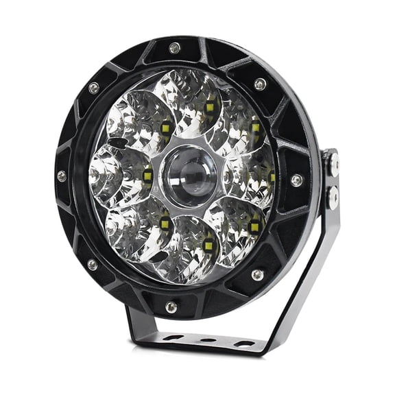 Luz de trabajo LED redonda para coche de 5 pulgadas, 6000K y 140W