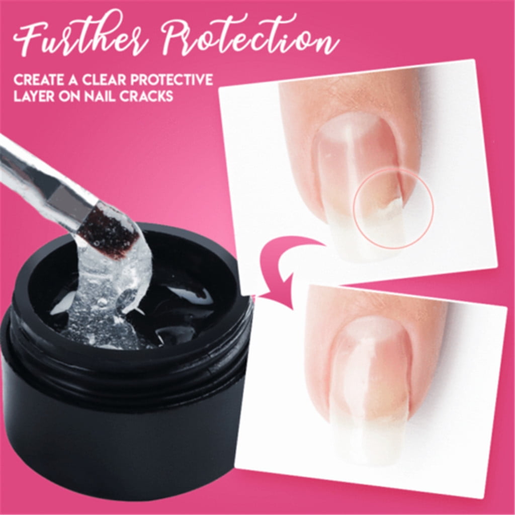 Casfeeja-Makeup-2019 New Cracked Nail Gel Nail Damage Glue 