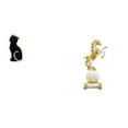 thumbnail image 1 of Estatua de gato y caballo, figura decorativa de resina, escultura moderna coleccionable, adorno para entrada, estantería, dormitorio, centro de mesa,, 1 of 8