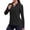 Black, variant on Pinspark Women's UPF 50+ Sun Shirts Long Sleeve Workout Tops Lightweight V Neck Hiking Running Fishing Golf Shirt for Summer