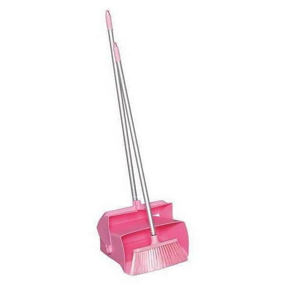 Remco 11 in Sweep Face Angle Broom, Pink, 36" L Handle 62501