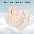 thumbnail image 7 of Pan chenh Corduroy Tote Bag for Women Large Capacity Work Bag Weekender Duffle Bags with 6 Pockets Shoulder Crossbody Handbag for Office Travel Gym and Everyday Use Overnight, 7 of 7