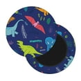 thumbnail image 2 of Easygdp Dinosaurs Adventure With Palms And Tropical Leaves Easy To Install Bar Chair Cover&Cound Chair Cover&Elastic Stool Cover, Washable&Bottom With Elastic Edge - 12 Inch, 2 of 7