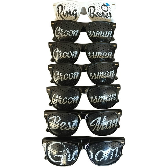 Brides Wedding Party Sunglasses, Set of 7