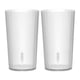 thumbnail image 1 of Uxcell Vasos de Plástico Transparentes Reutilizables, Juego de Vasos de 11.8oz, Taza de Agua Irrompible (Transparente, 2 Piezas), 1 of 7