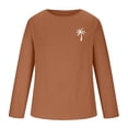 thumbnail image 5 of LWITHSZG Long Sleeve Shirts for Men Big and Tall Crewneck Sweatshirt Fall Fashion Printed Graphic Tees Casual Loose Lightweight Athletic Tops Size XXL, 5 of 5