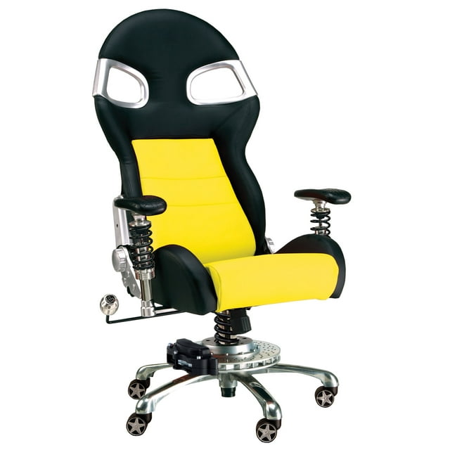 Pitstop Furniture F08000Y LXE Office Chair, Yellow
