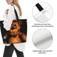 thumbnail image 3 of Lsque Five Nights At Freddy'S Pattern Aesthetic Canvas Tote Bag for Women - Reusable Tote Shoulder Bag Casual Bag for Vacation,Shopping,Work,Gym, 3 of 7