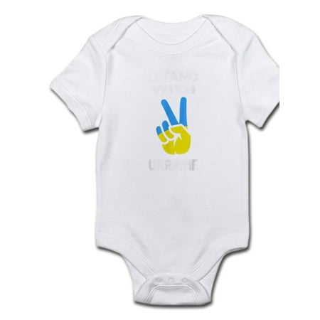 

CafePress - Support Ukraine I Stand With Ukraine Ukr Body Suit - Baby Light Bodysuit