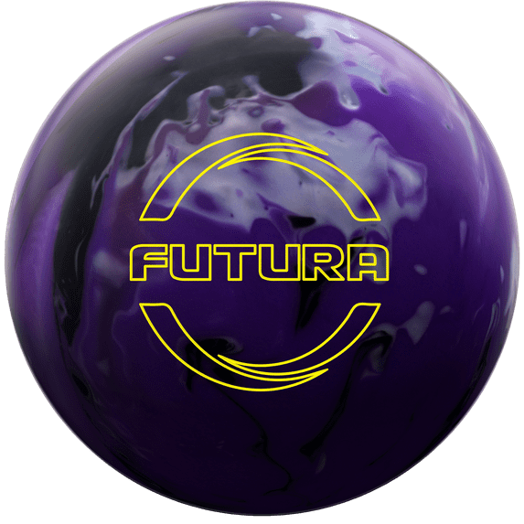 Ebonite Futura Bowling Ball- Purple/Black/Silver (13lbs)