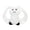 White, variant on Long Ears Rabbit Dog Squeaker Toys With Crinkle Paper Stuffed Interactive Chew Bunny Toy