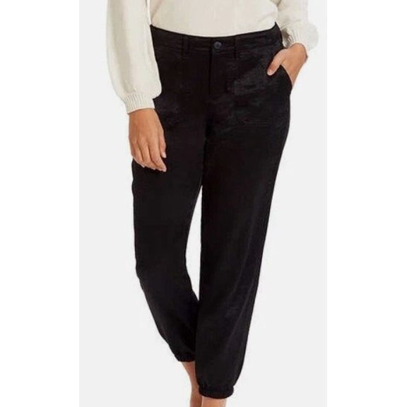 Women's Black Jessica Simpson Utility Jogger Pants Size 12