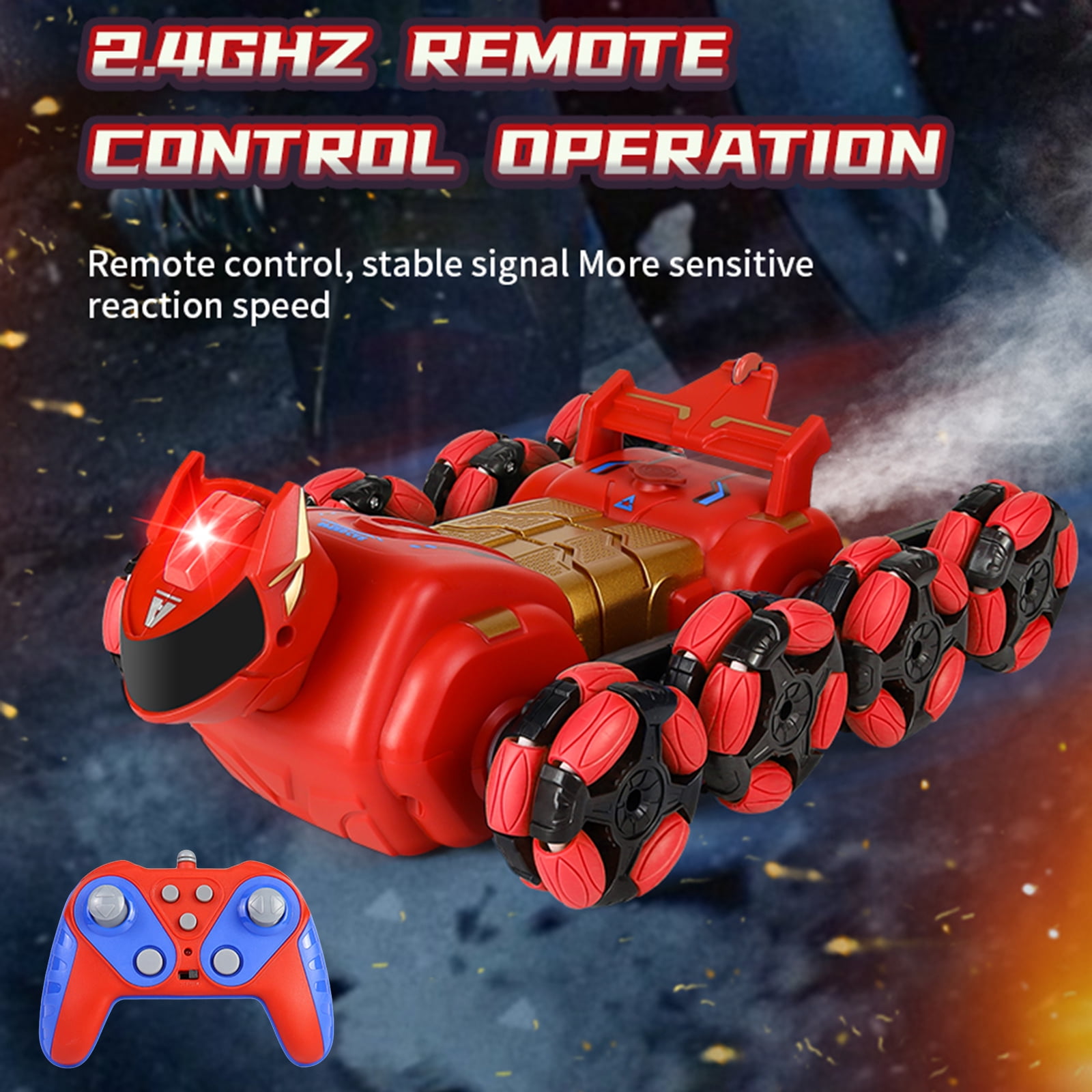 Remote  car,Cars With 8 Wheels 7 8-12 Wheels Cars With Dodoore 6 7 With 2 Spray Stunt Spary And Birthday And Stunt With Car Stunt And Cars Stunt Vehicle Remote Car And 8  2 Battery