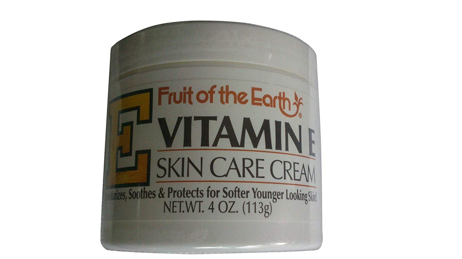 Fruit of the Earth Vitamin E Skin Care 4 oz Cream -