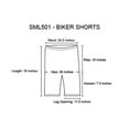 thumbnail image 3 of Women Basic Solid Biker Short Seamless Yoga Leggings Workout Boyshorts - (Coffee), 3 of 3