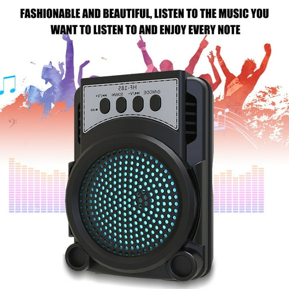 Usloyux Wireless Portable Speaker Clearance - Portable Bluetooth Speaker,Wireless Outdoor Speaker With Subwoofer,Bluetooth 5.0, Tfcard,Aux Cable,Usb Flash Drive,For Home,Outdoors,Camping