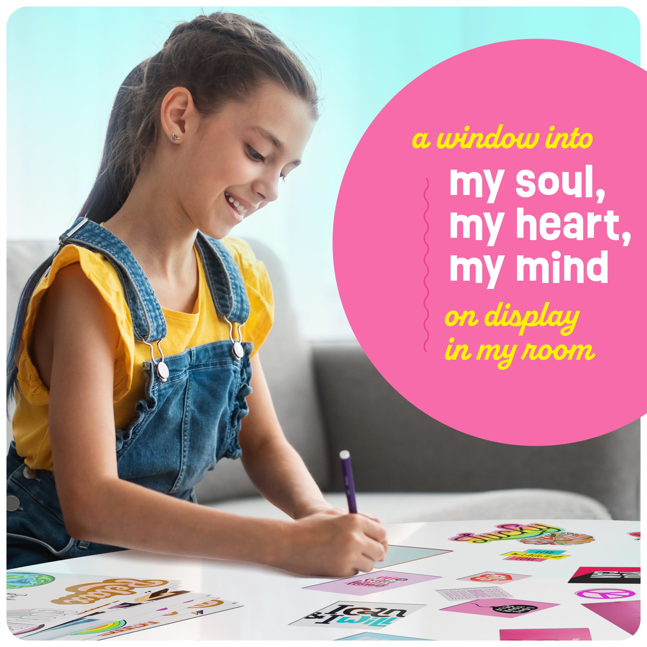 Wall Collage Craft Kit for Teen Girls – DIY Art Gift for Ages 11–16 – Fun Creative Project for Tweens