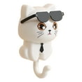 thumbnail image 2 of sunsanly Storage Hook Strong Load-bearing Waterproof Cartoon Cat Shaped Coat Hook Scarf Bag Hanger Hook Wall Decoration, 2 of 8