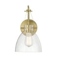 thumbnail image 3 of Warm Brass One Light Wall Sconce from the Foster Collection, 3 of 5